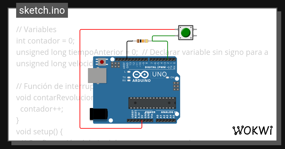 Encoder Practica 1 - Wokwi ESP32, STM32, Arduino Simulator