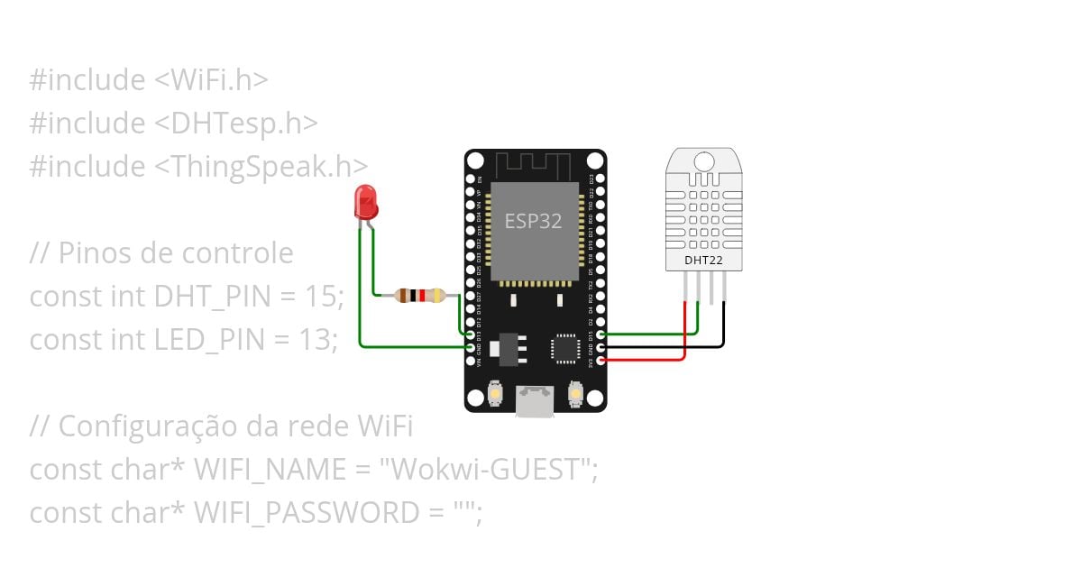 Projeto ESP32 e ThingSpeak simulation