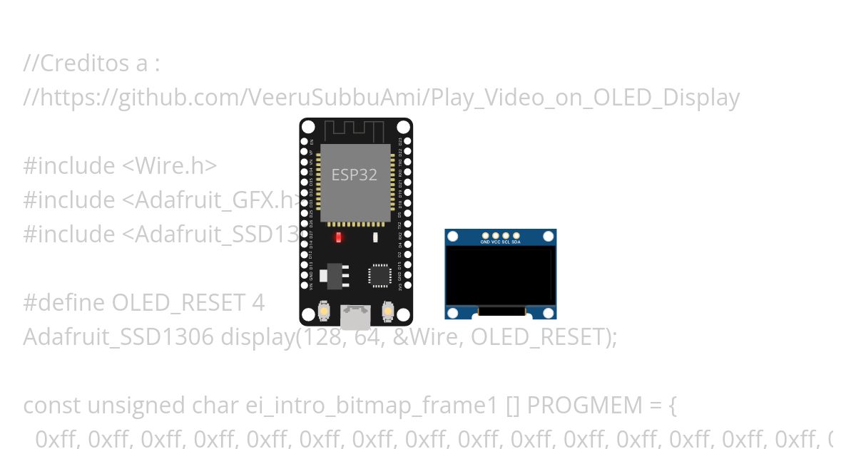 Video ESP32 simulation