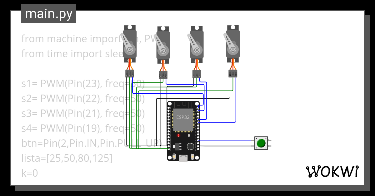 Servos Pwm Wokwi Esp32 Stm32 Arduino Simulator