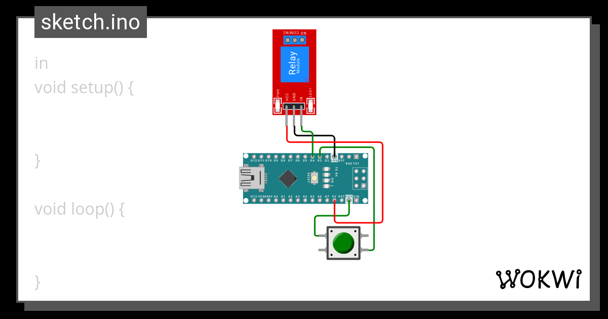 Test Relay Wokwi Esp Stm Arduino Simulator