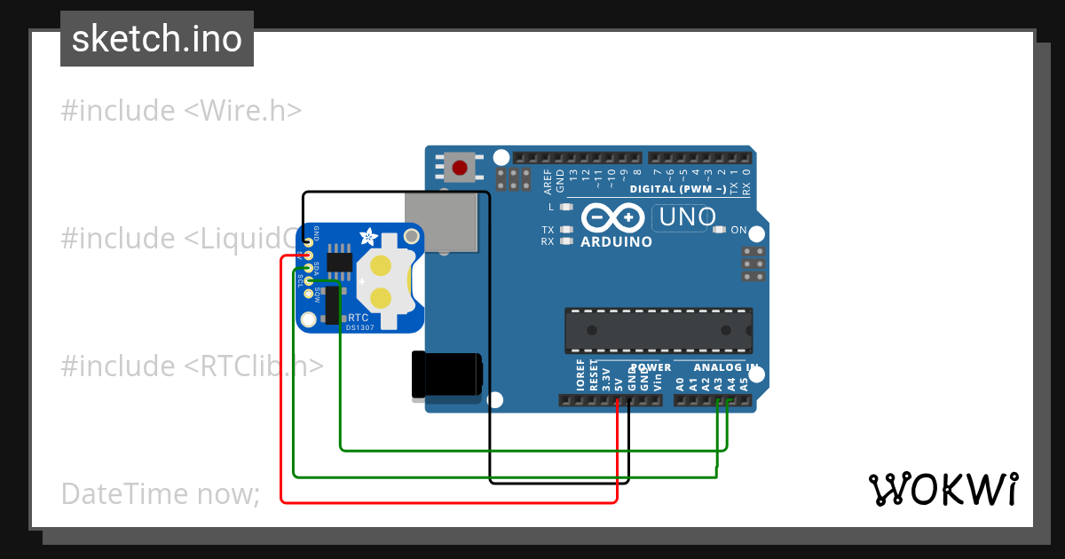 rtc module - Wokwi ESP32, STM32, Arduino Simulator