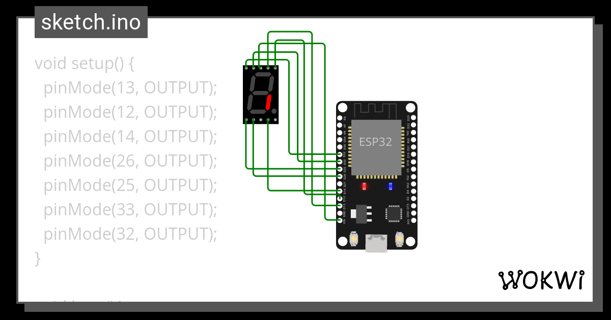 7segment Ino Wokwi Arduino And Esp32 Simulator 1628