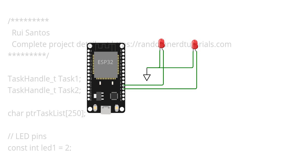 ESP32_Multicore simulation