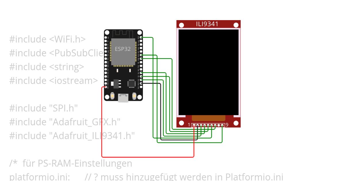 mqtt_ili9341 simulation