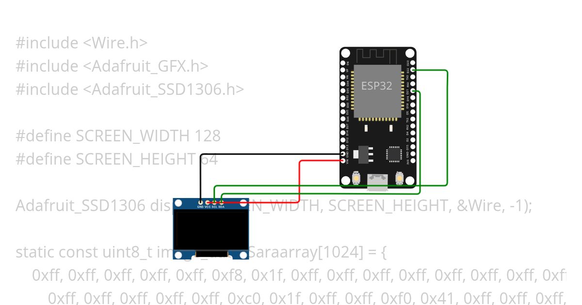oled 128×64 simulation