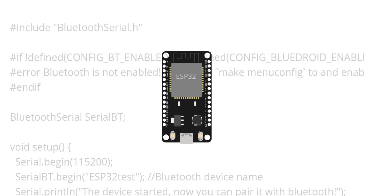bluetooth.ino simulation