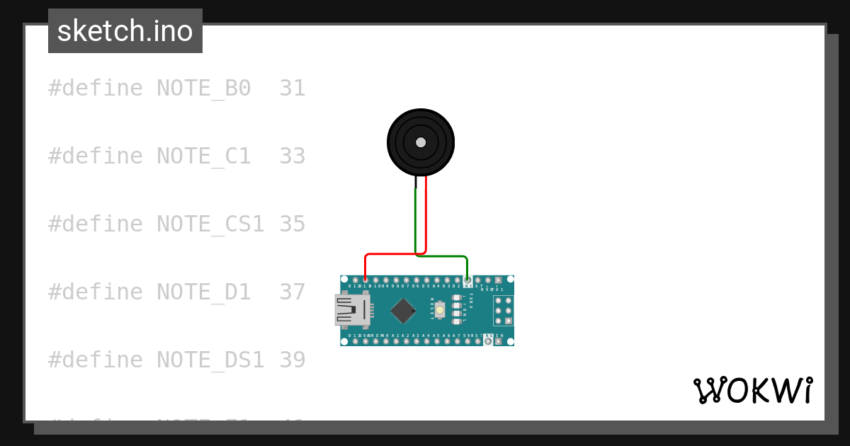 audiotune using arduino nano - Wokwi ESP32, STM32, Arduino Simulator