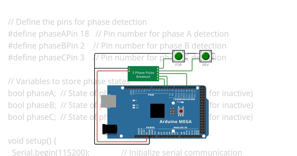 3-Phase Pulse Generator Chip simulation