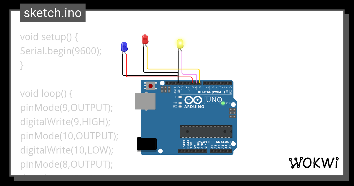 Arduino Led Pattern Wokwi Esp Stm Arduino Simulator