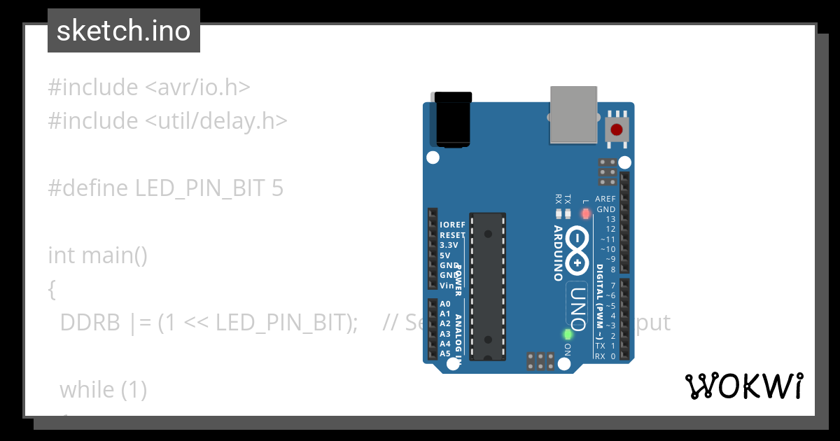 Arduino_1_Empty_Project - Wokwi ESP32, STM32, Arduino Simulator