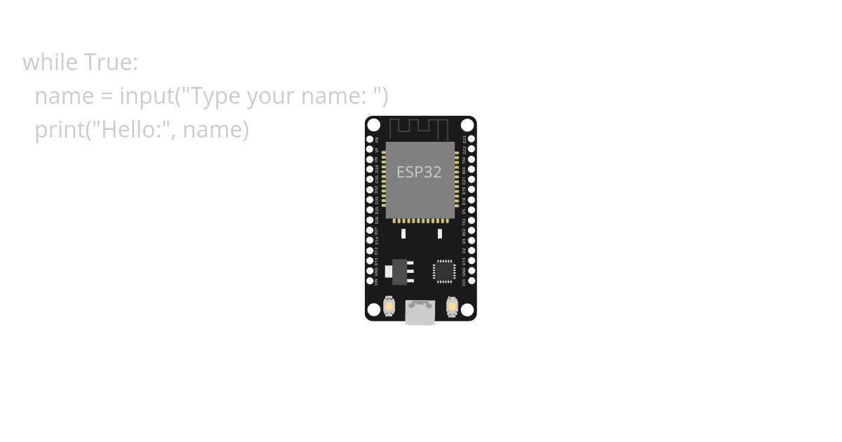 ESP32 Micro Python simulation