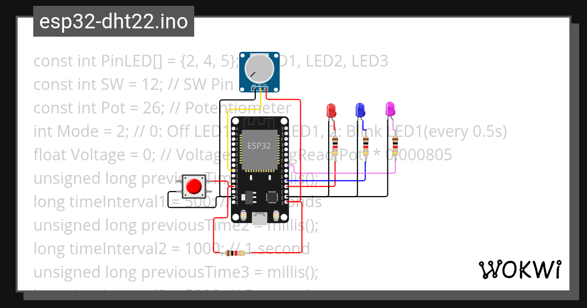 Wokwi - Online ESP32, STM32, Arduino Simulator