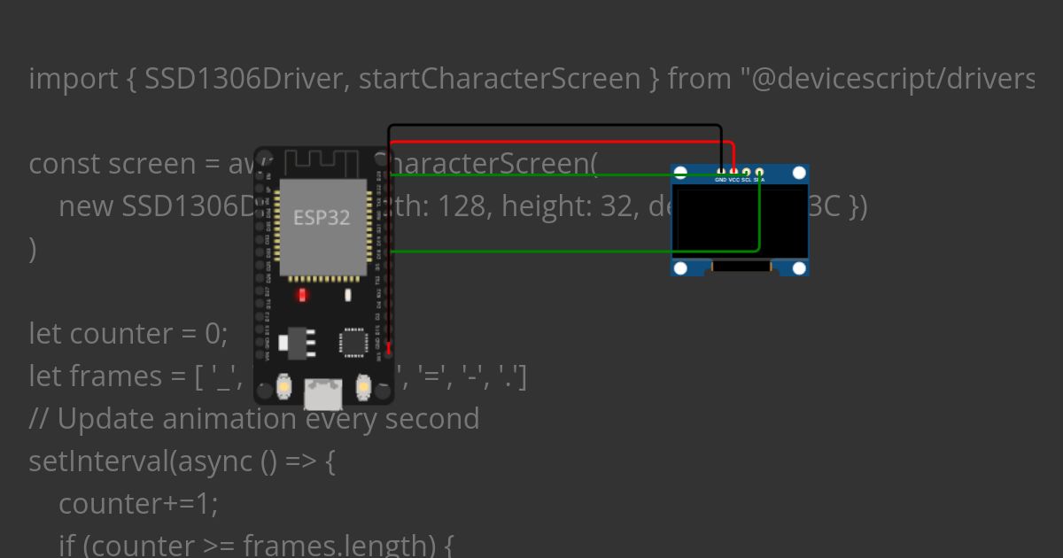 DeviceScript ESP32-Buddy Animation