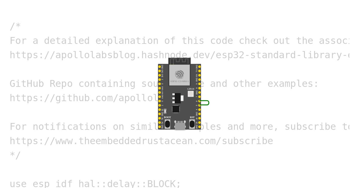 ESP32 std uart simulation