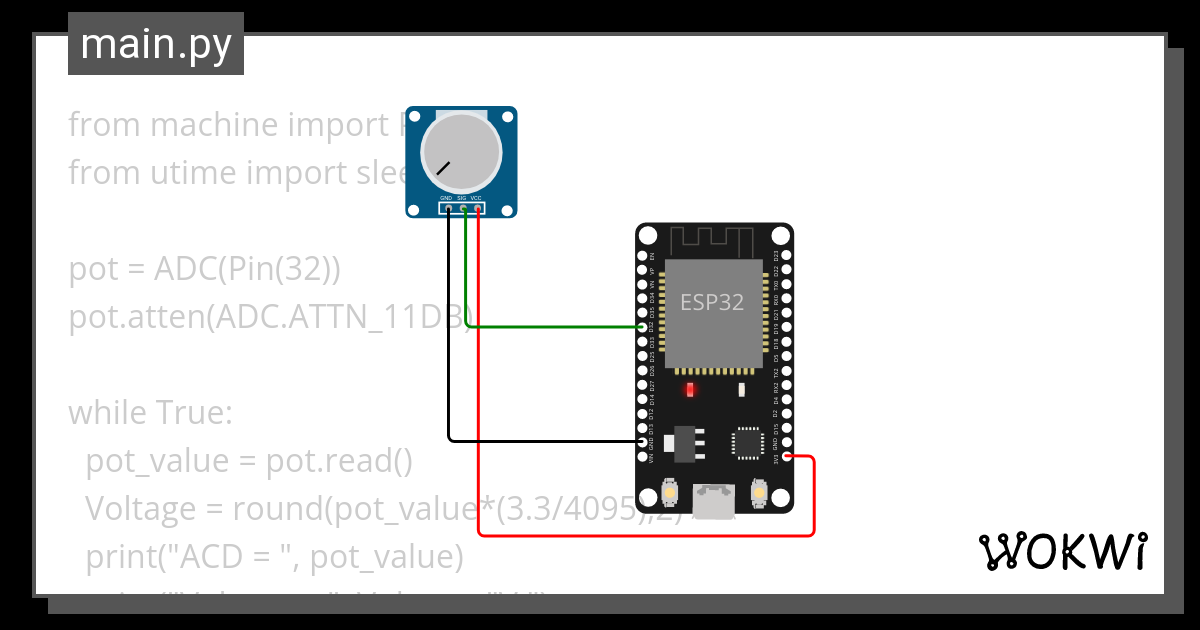 Belajar Adc Wokwi Esp32 Stm32 Arduino Simulator 