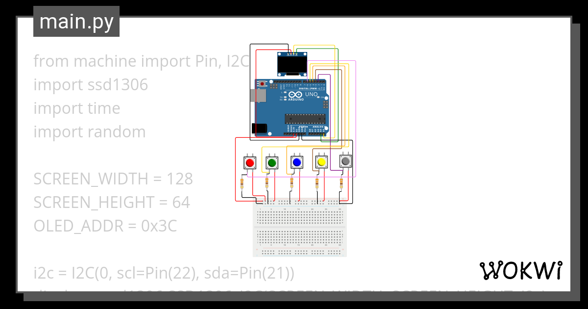 Eyesanimationmicropythonoled Wokwi Esp32 Stm32 Arduino Simulator