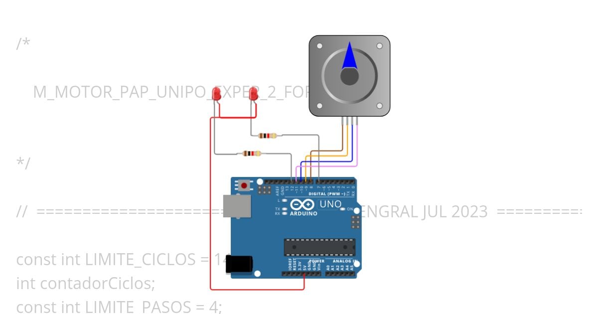 stepper-motor v2 simulation