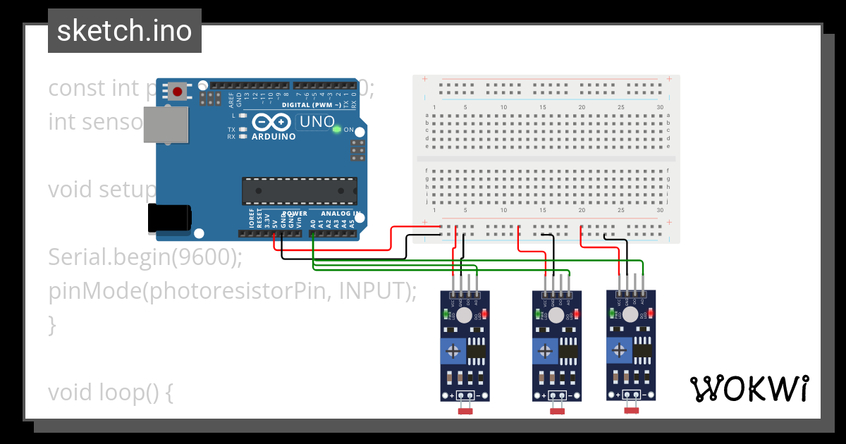 Activity 3 Photoresistor Copy - Wokwi ESP32, STM32, Arduino Simulator