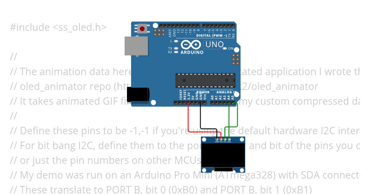 arduino_ssd1306 simulation