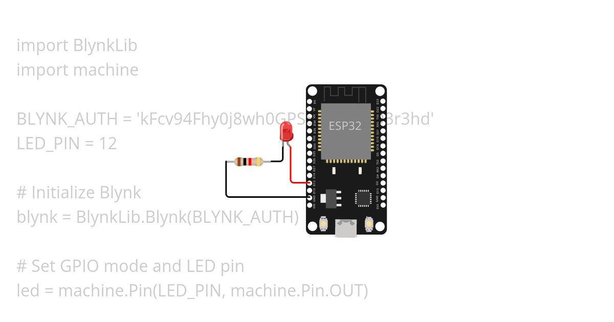 esp 32 led simulation