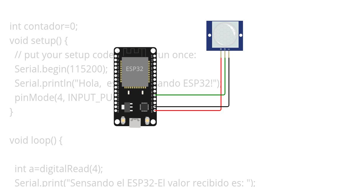 ESP32-SensorMovimiento simulation