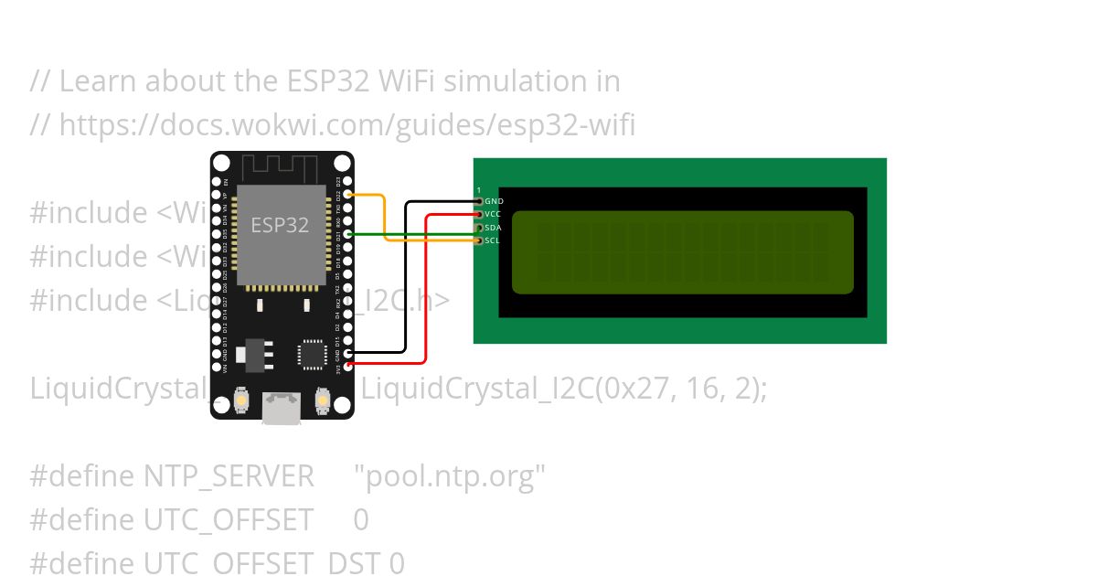 ESP32 NTP simulation