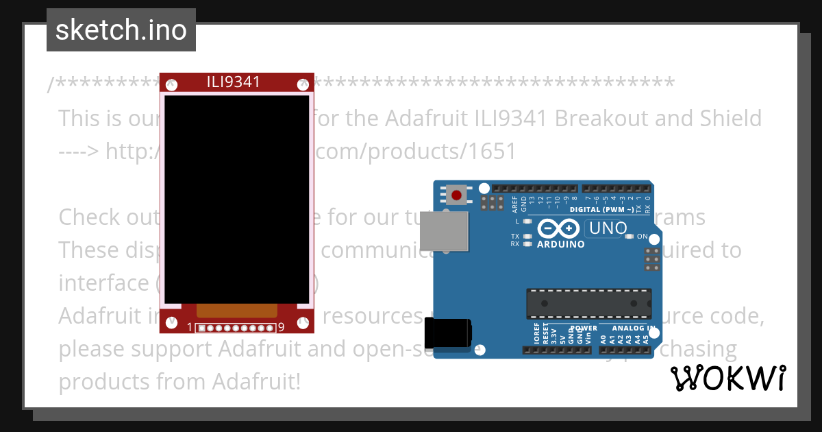 gr test tft - Wokwi ESP32, STM32, Arduino Simulator