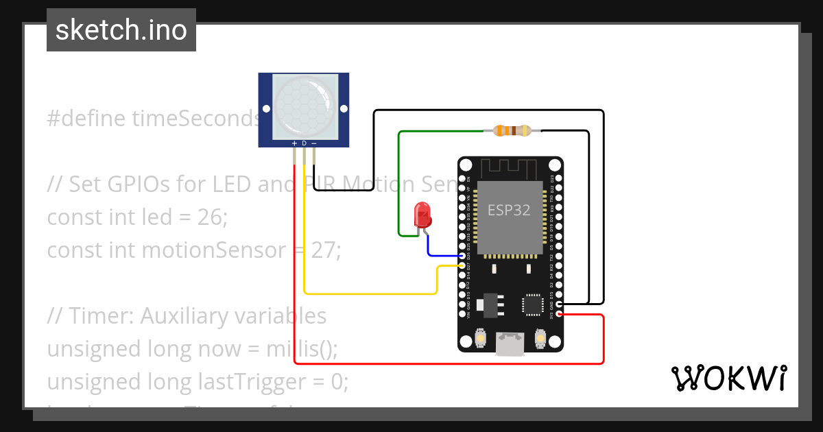Interrupts and Timers Copy Wokwi ESP32, STM32, Arduino Simulator