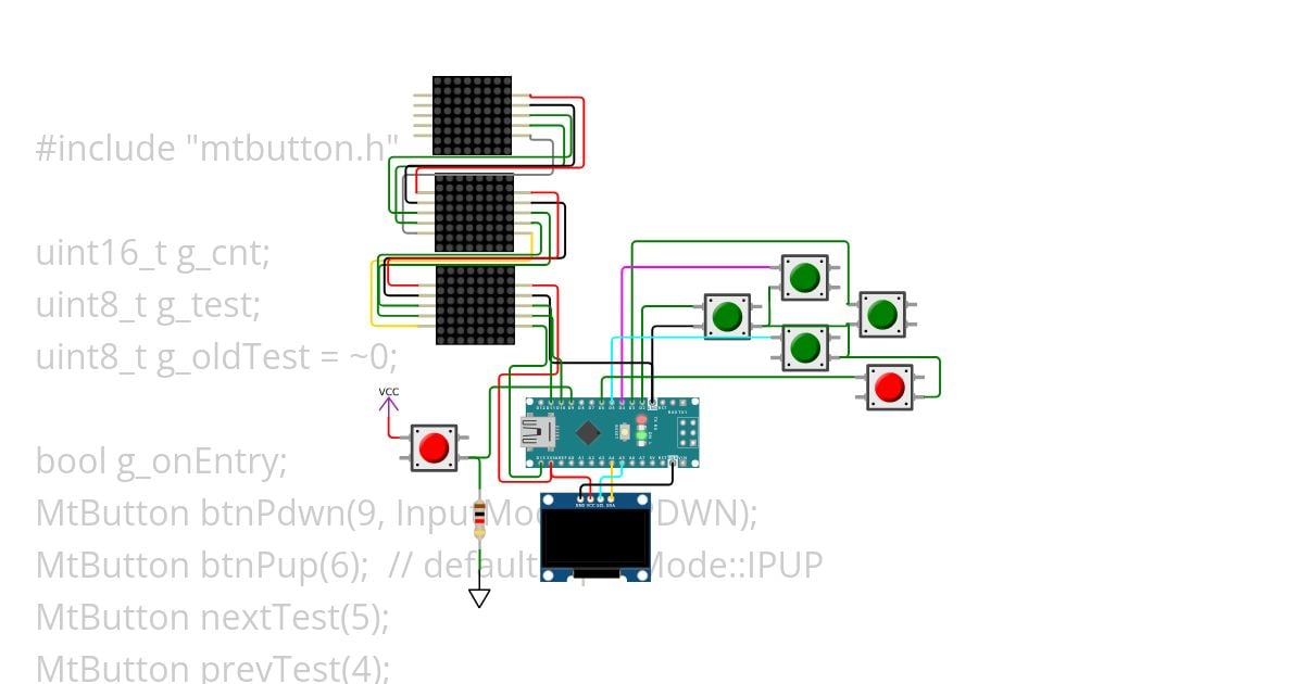 test MtButton simulation