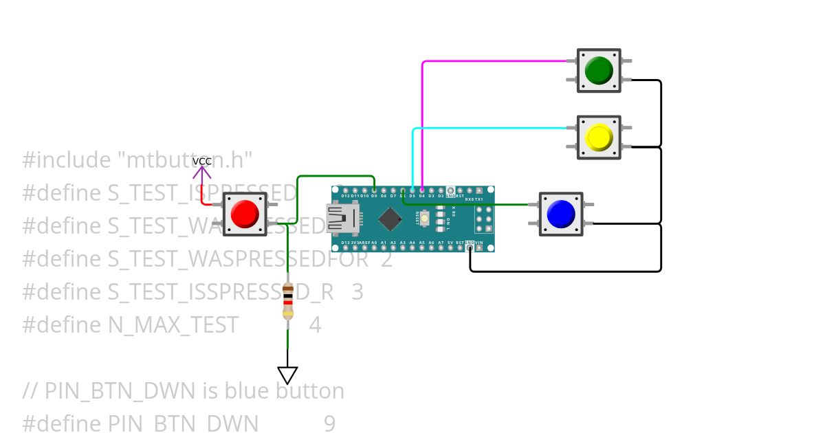 test MtButton simulation