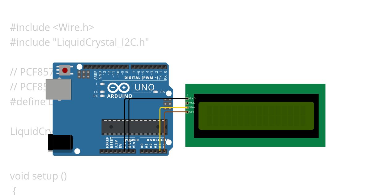 I2C project simulation