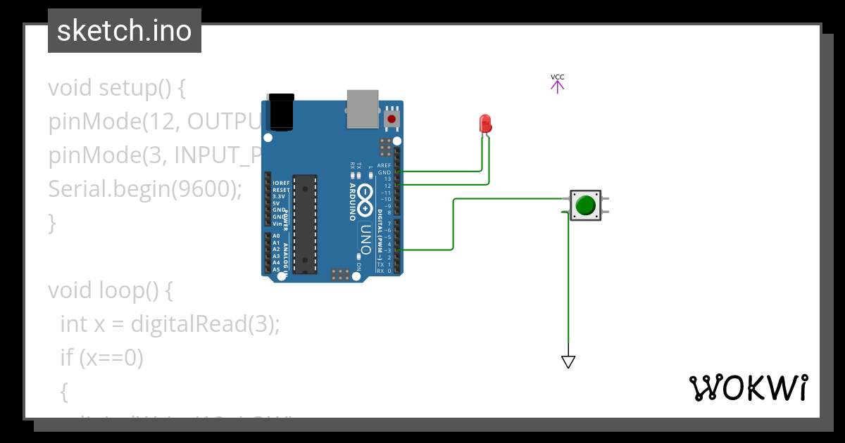 Pull Up Circuit Wokwi Esp Stm Arduino Simulator