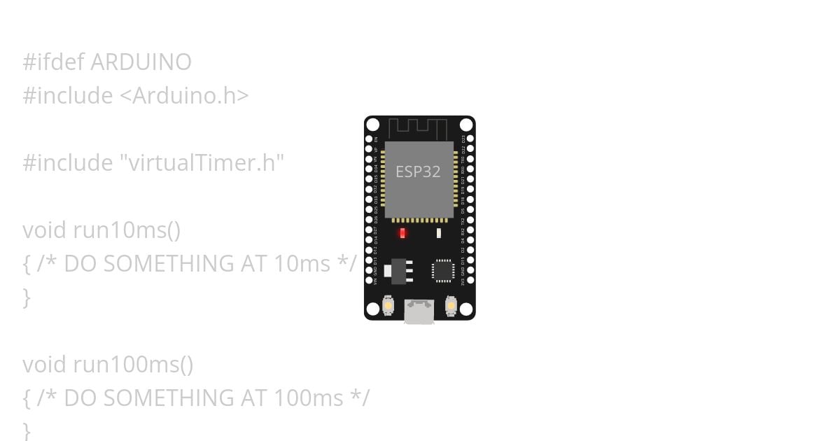 Virtual Timer simulation