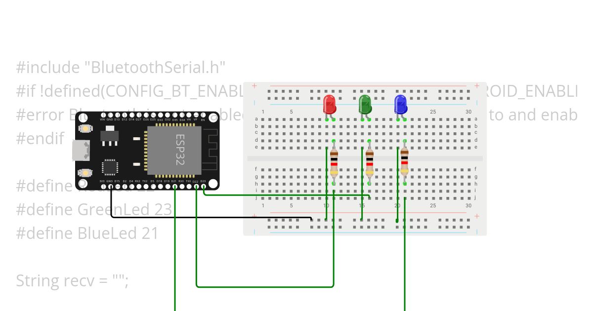 BLE_led simulation