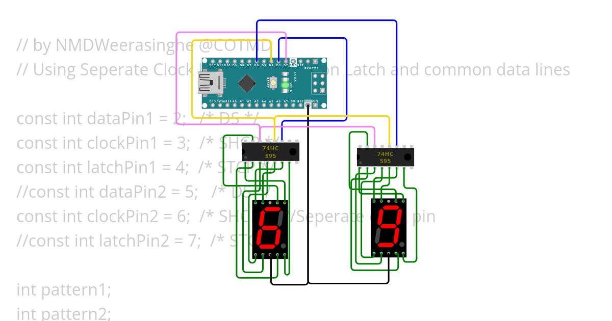 Expanding number of outputs 2SSDs1a reduce wires Copy simulation