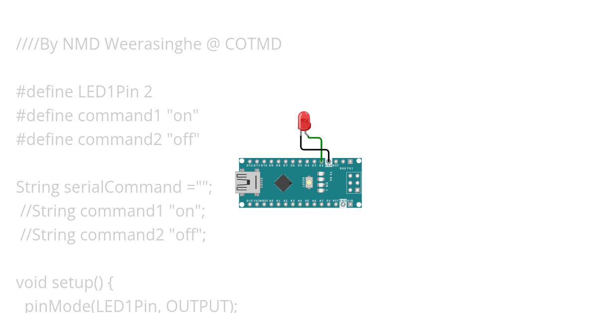 Control Using Serial Text commands 3 simulation