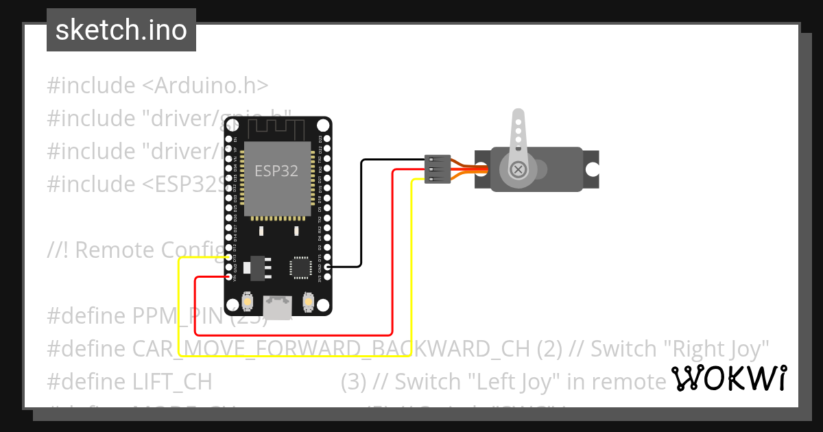 esp32_servo Wokwi ESP32, STM32, Arduino Simulator
