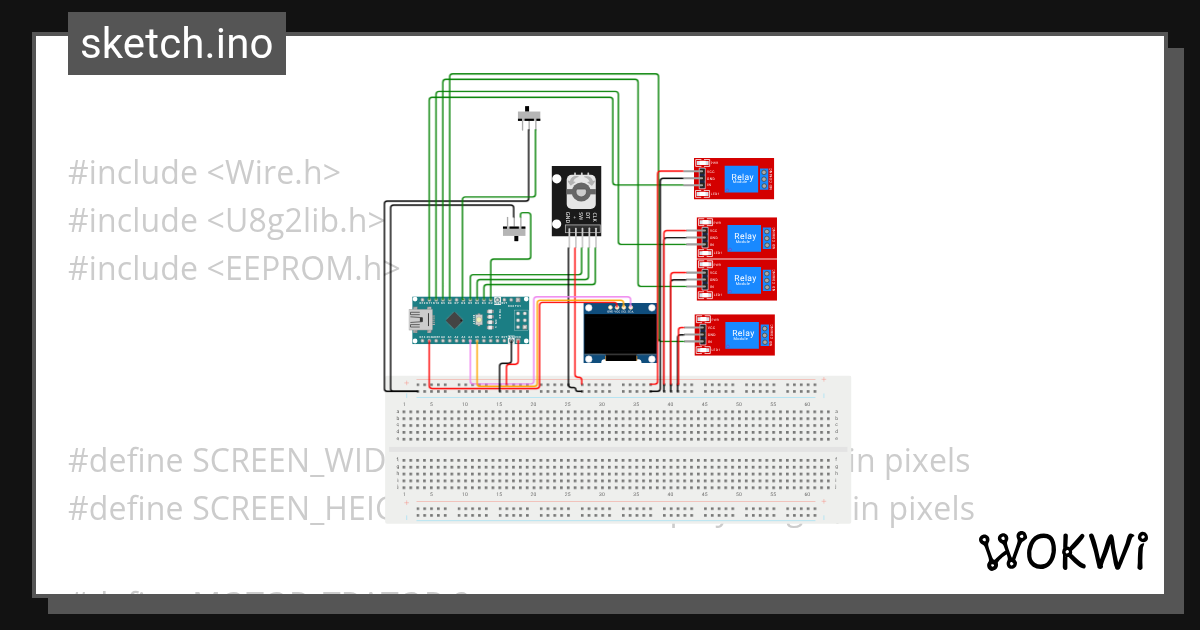 Rot NANO - Wokwi ESP32, STM32, Arduino Simulator