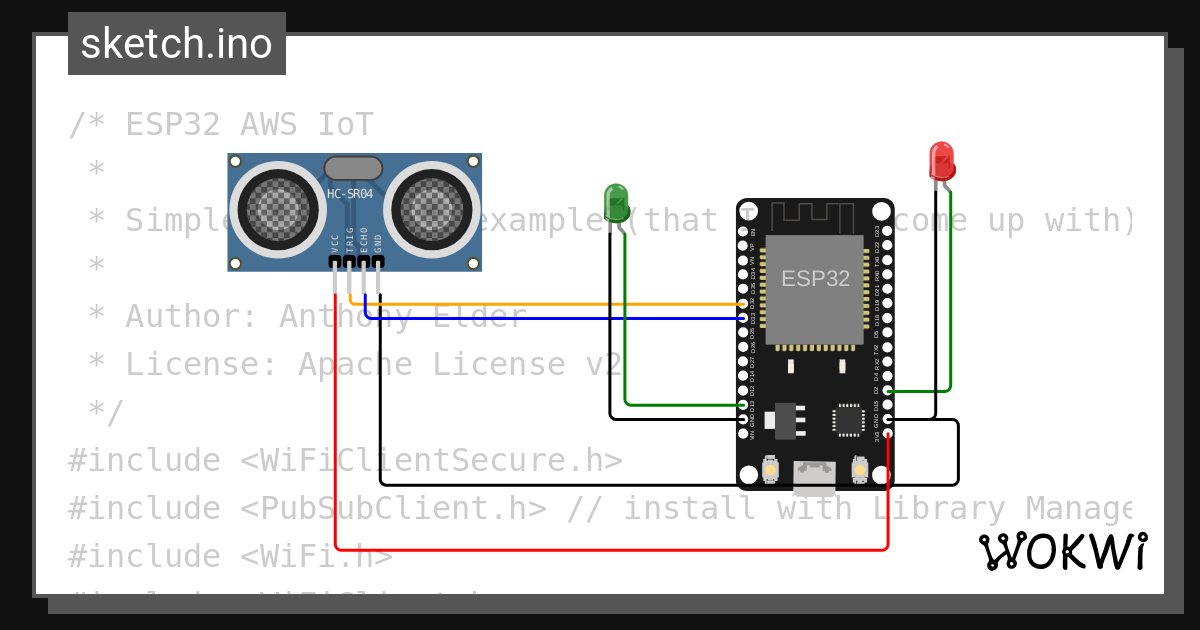 Wokwi online esp32 stm32 arduino simulator