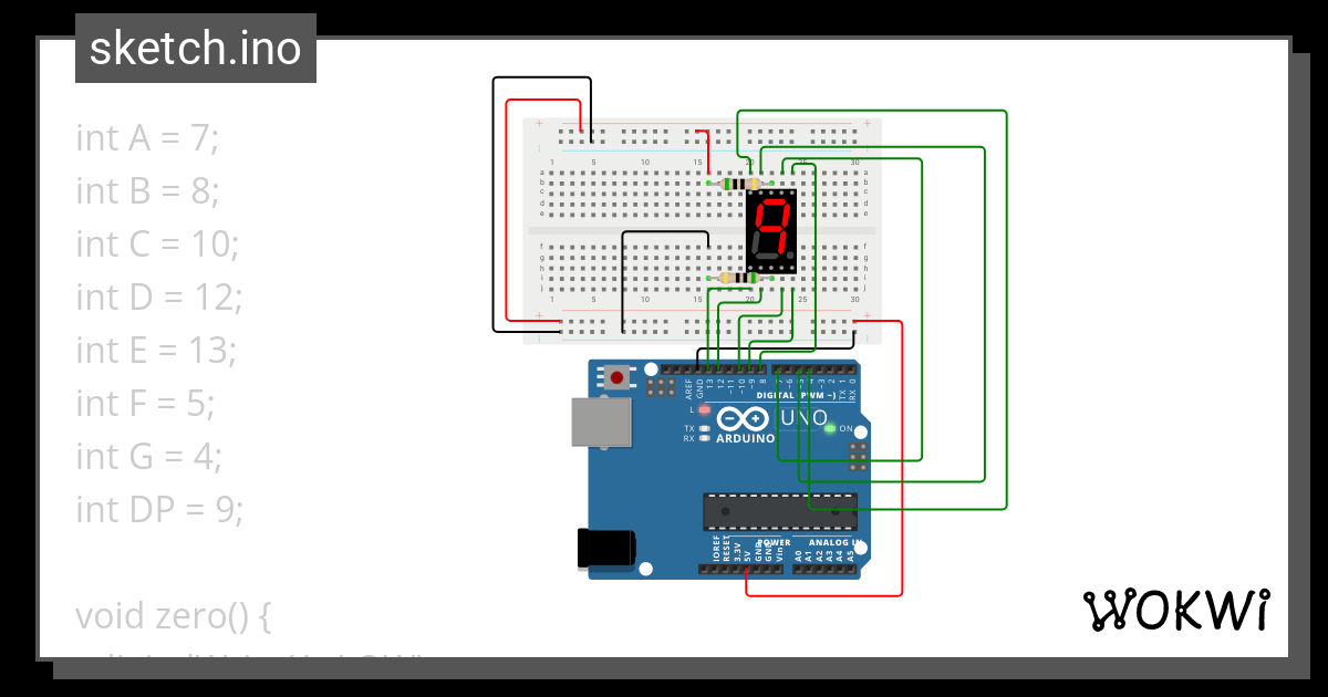 7 Seg Display Wokwi Esp32 Stm32 Arduino Simulator 4993