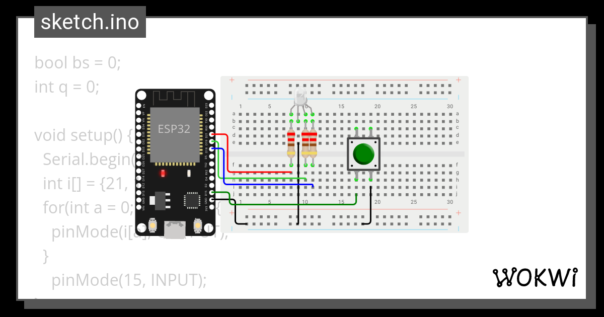 ลูป for && while - Wokwi ESP32, STM32, Arduino Simulator