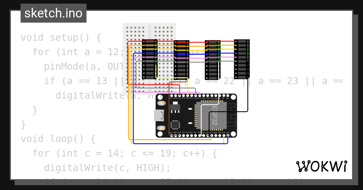 Lab 20 wokwi esp32 stm32 arduino simulator