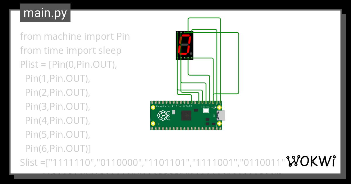 7 Segment Display Counter Copy Wokwi Esp32 Stm32 Arduino Simulator 1806