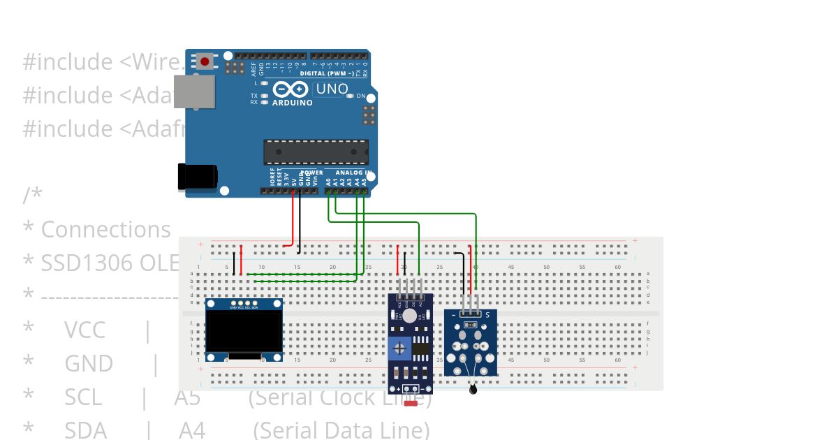 temperature-and-light-sensor simulation