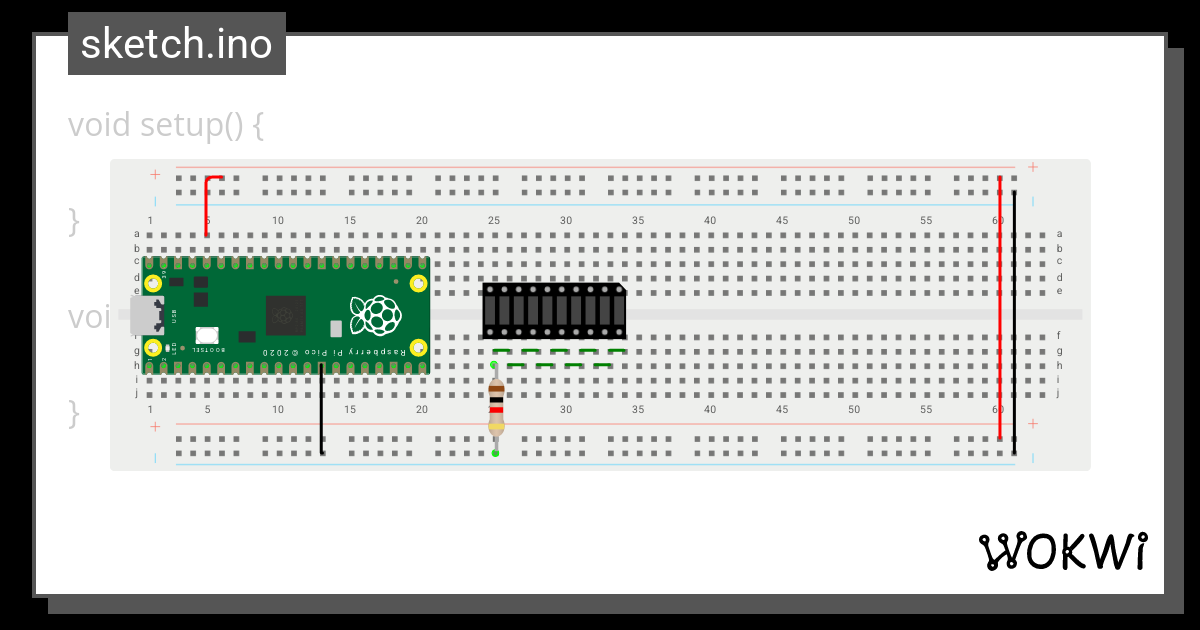 Raspberry Pi Pico Template - Wokwi ESP32, STM32, Arduino Simulator