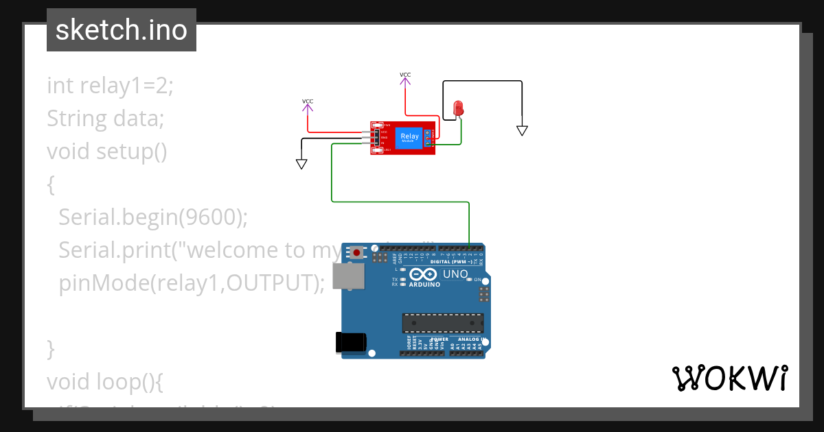 relay - Wokwi ESP32, STM32, Arduino Simulator