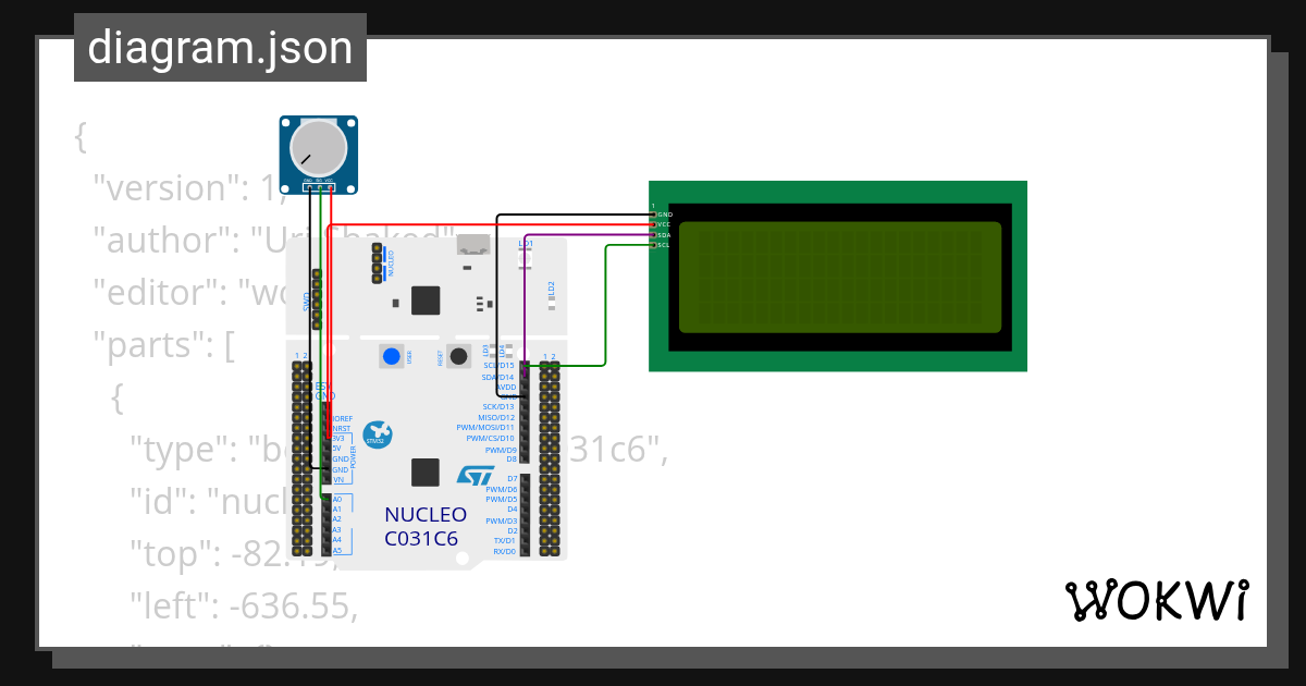 I2C - Wokwi ESP32, STM32, Arduino Simulator