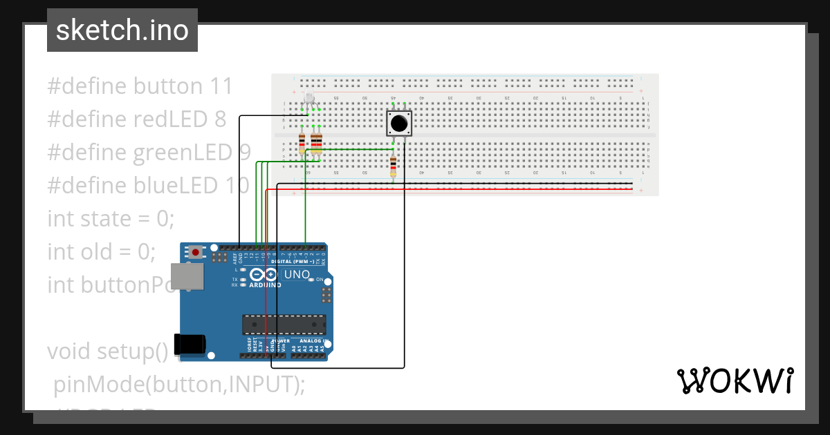 rgb led - Wokwi ESP32, STM32, Arduino Simulator
