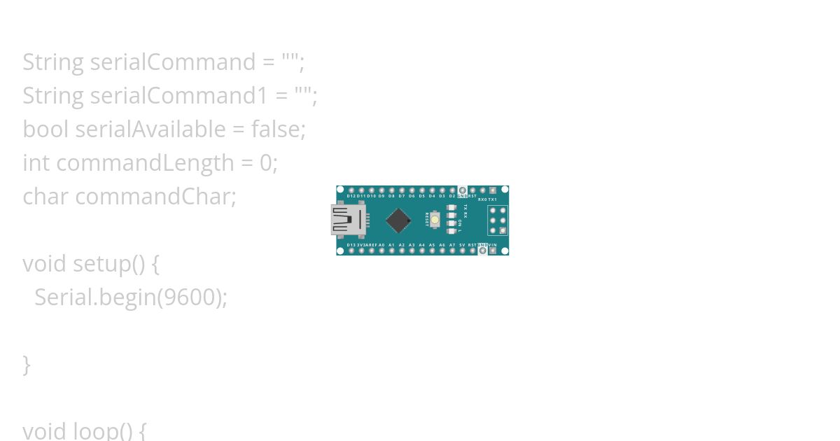 Serial Command Read in to string simulation